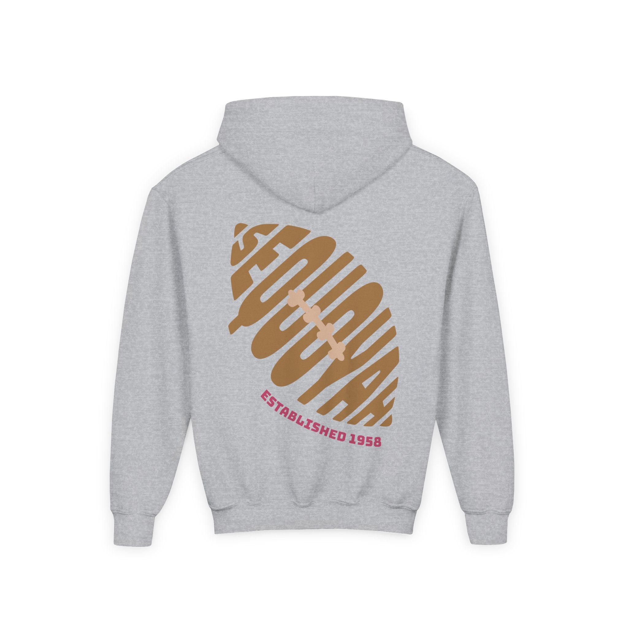 Seqyoyah Football Field Goal Kids Hoodie