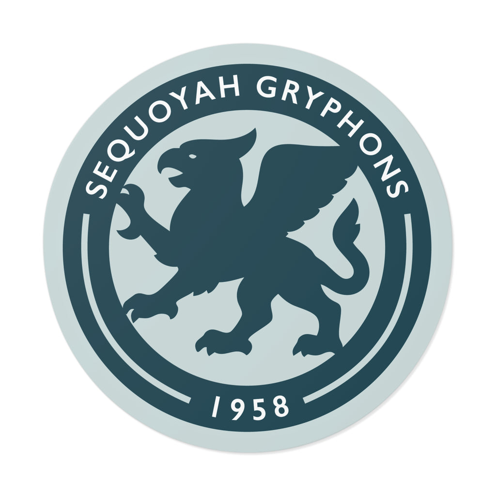 Sequoyah Gryphons Silhouette Vinyl Car Sticker
