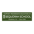 I Support Progressive Education Bumper Sticker