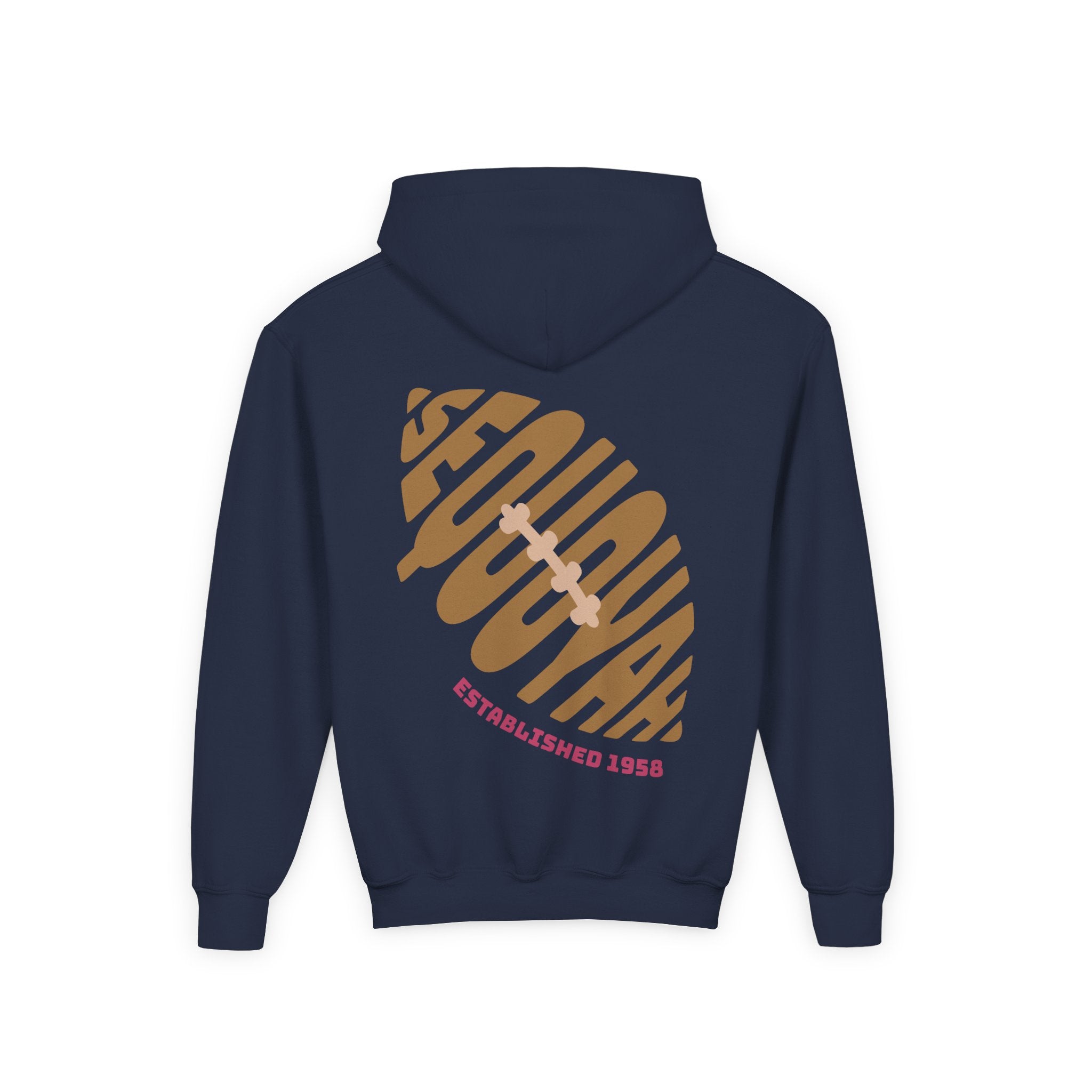 Seqyoyah Football Field Goal Kids Hoodie