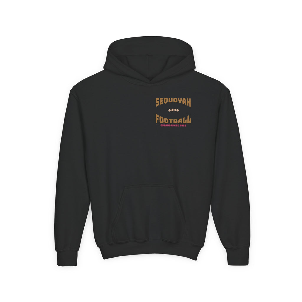 Seqyoyah Football Field Goal Kids Hoodie