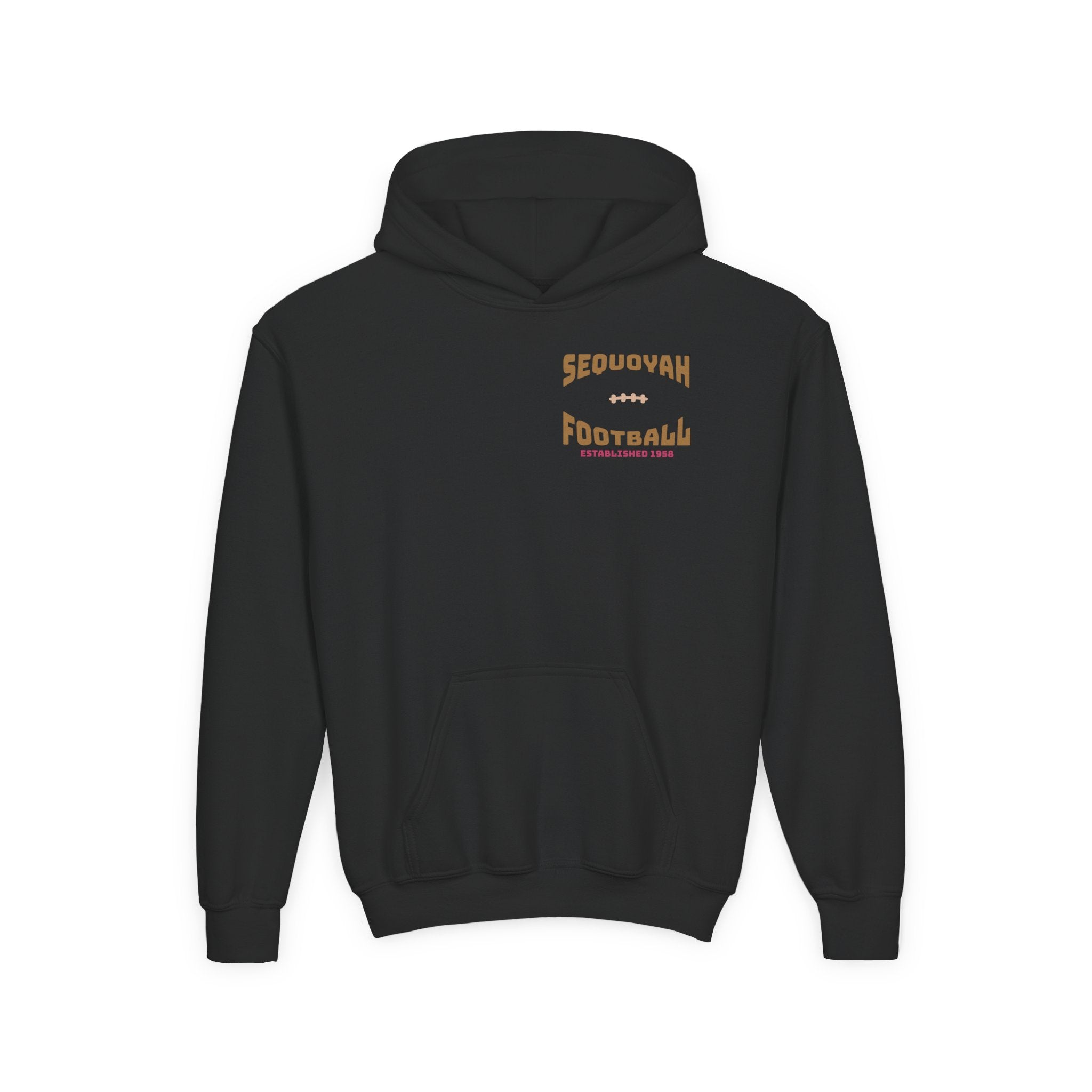 Seqyoyah Football Field Goal Kids Hoodie