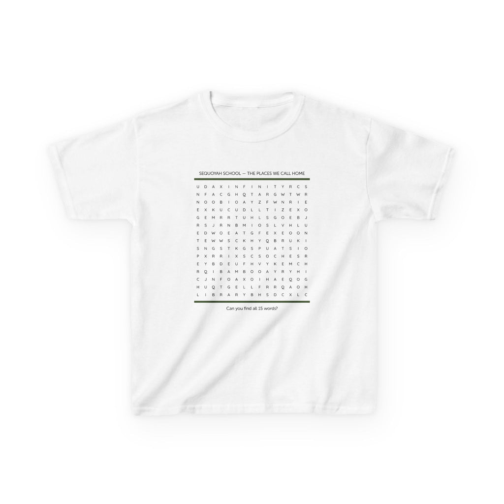 The Places We Call Home Wordsearch Kids T-Shirt