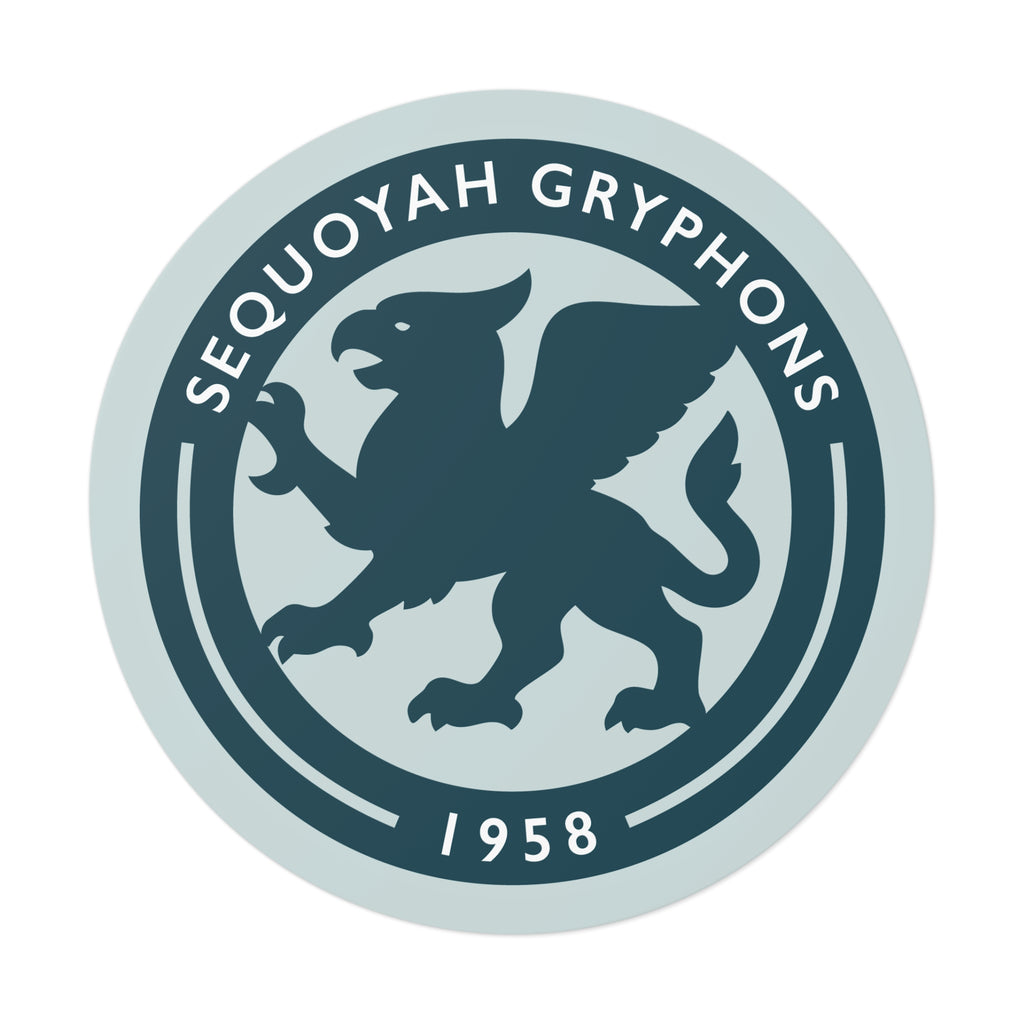 Sequoyah Gryphons Silhouette Vinyl Car Sticker