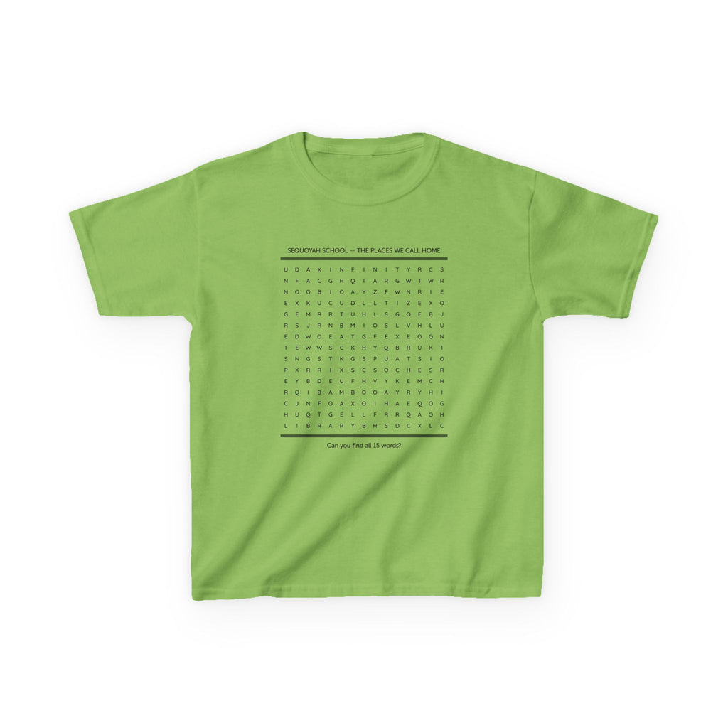 The Places We Call Home Wordsearch Kids T-Shirt