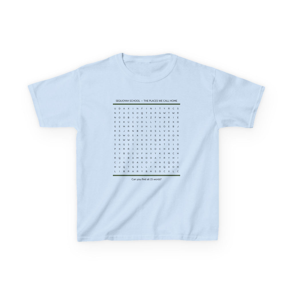 The Places We Call Home Wordsearch Kids T-Shirt
