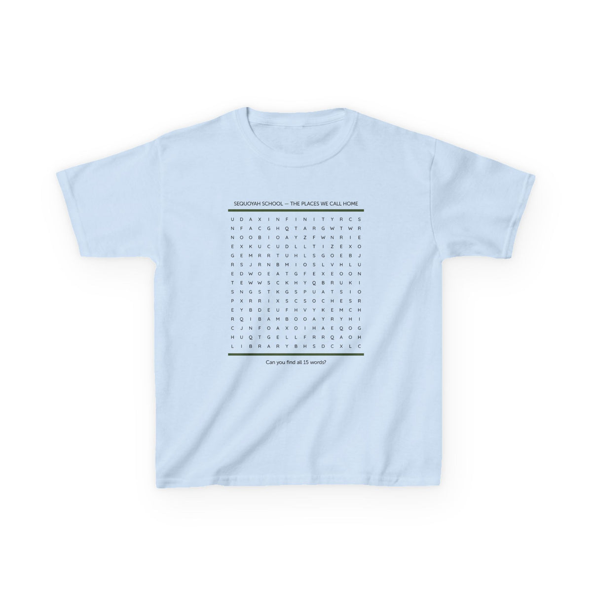 The Places We Call Home Wordsearch Kids T-Shirt