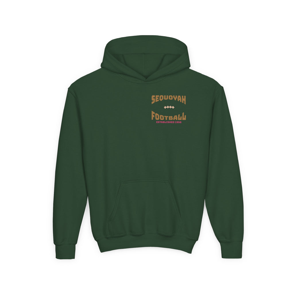 Seqyoyah Football Field Goal Kids Hoodie