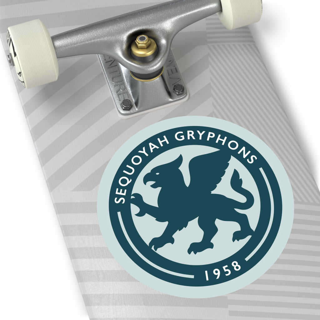 Sequoyah Gryphons Silhouette Vinyl Car Sticker